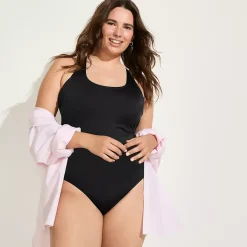 Women's Tugless X-Back One Piece Swimsuit