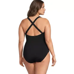 Women's Tugless X-Back One Piece Swimsuit