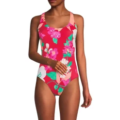Women's Tugless X-Back One Piece Swimsuit
