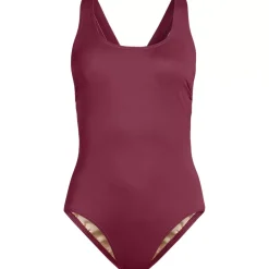 Women's Tugless X-Back One Piece Swimsuit