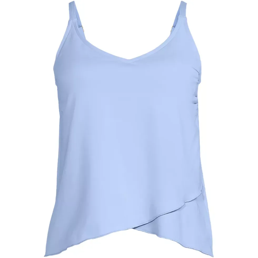 Women's Tulip Hem Tankini Top
