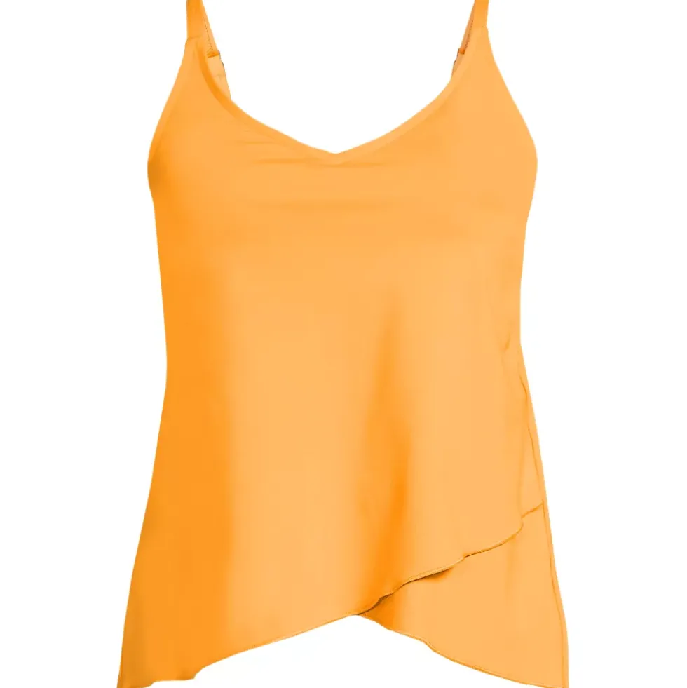 Women's Tulip Hem Tankini Top