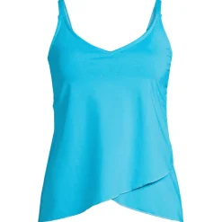 Women's Tulip Hem Tankini Top