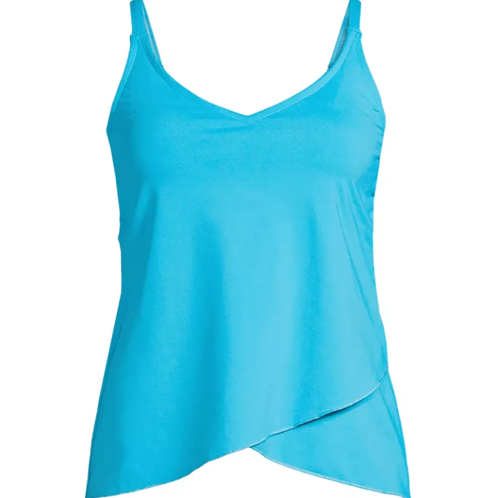 Women's Tulip Hem Tankini Top