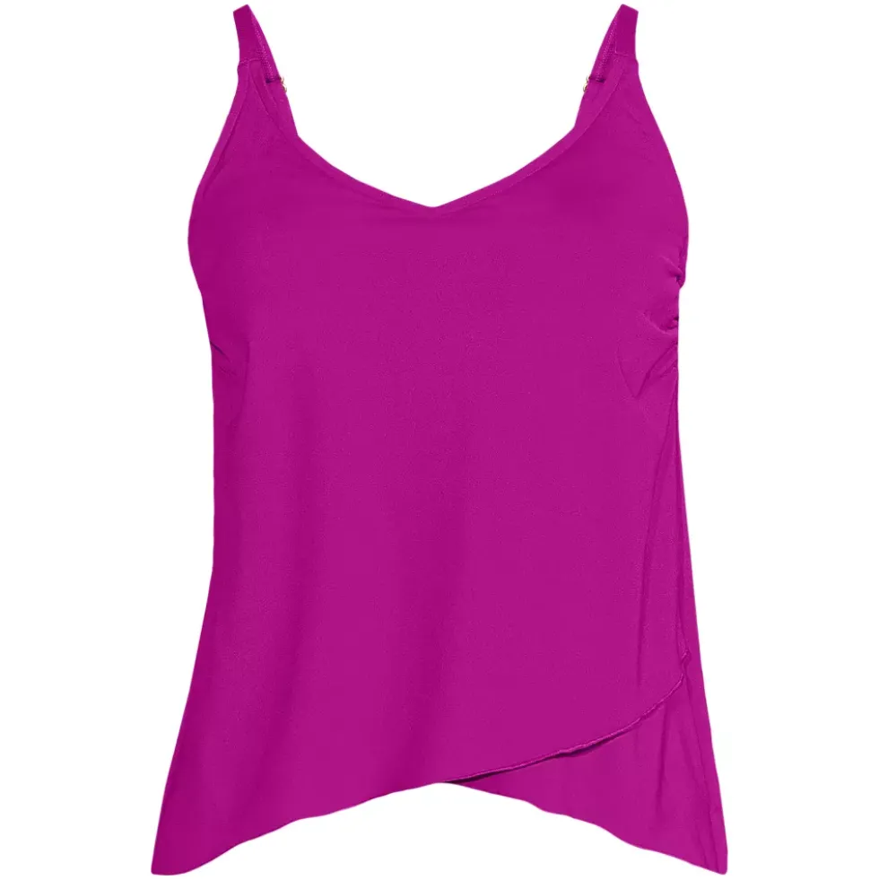 Women's Tulip Hem Tankini Top