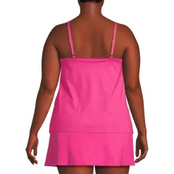Women's Tulip Hem Tankini Top