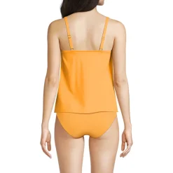Women's Tulip Hem Tankini Top