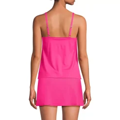 Women's Tulip Hem Tankini Top