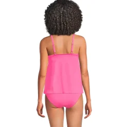 Women's Tulip Hem Tankini Top