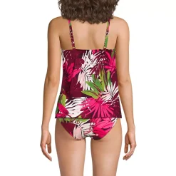 Women's Tulip Hem Tankini Top