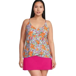 Women's Tulip Hem Tankini Top