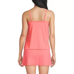 Women's Tulip Hem Tankini Top