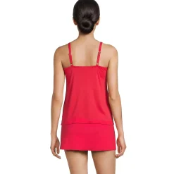 Women's Tulip Hem Tankini Top
