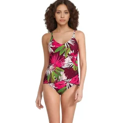 Women's Tulip Hem Tankini Top