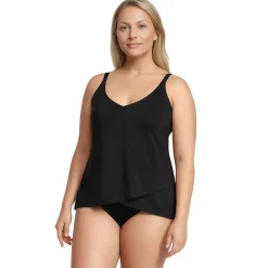 Women's Tulip Hem Tankini Top