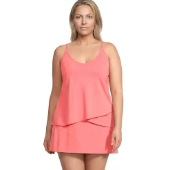 Women's Tulip Hem Tankini Top