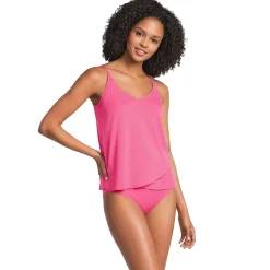 Women's Tulip Hem Tankini Top