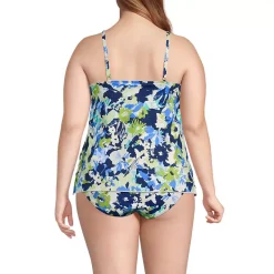 Women's Tulip Hem Tankini Top