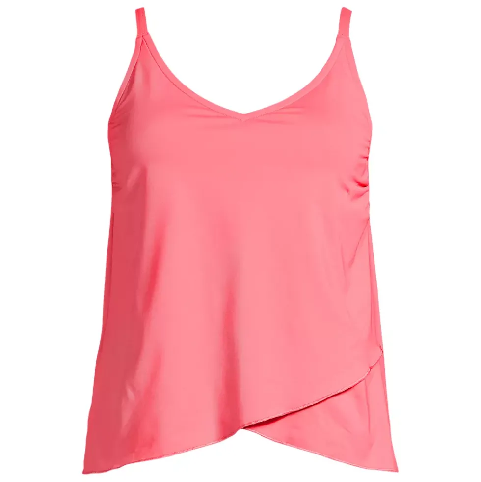 Women's Tulip Hem Tankini Top