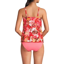 Women's Tulip Hem Tankini Top