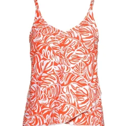 Women's Tulip Hem Tankini Top