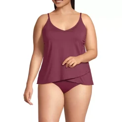 Women's Tulip Hem Tankini Top