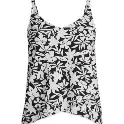 Women's Tulip Hem Tankini Top Print