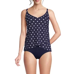 Women's Tulip Hem Tankini Top Print