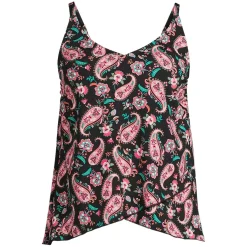 Women's Tulip Hem Tankini Top Print