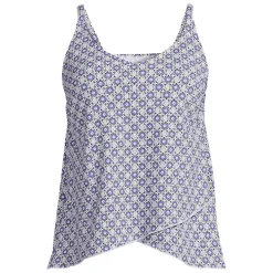 Women's Tulip Hem Tankini Top Print