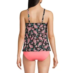 Women's Tulip Hem Tankini Top Print