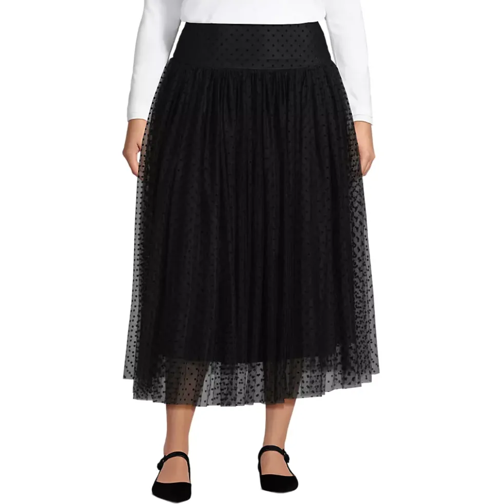 Women's Tulle Midi Skirt