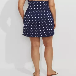 Women's Tummy Control Ultra High Waisted Modest Swim Skirt Swim Bottoms