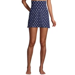 Women's Tummy Control Ultra High Waisted Modest Swim Skirt Swim Bottoms