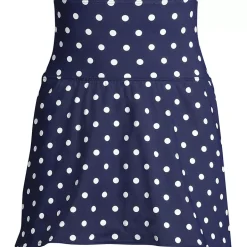 Women's Tummy Control Ultra High Waisted Modest Swim Skirt Swim Bottoms