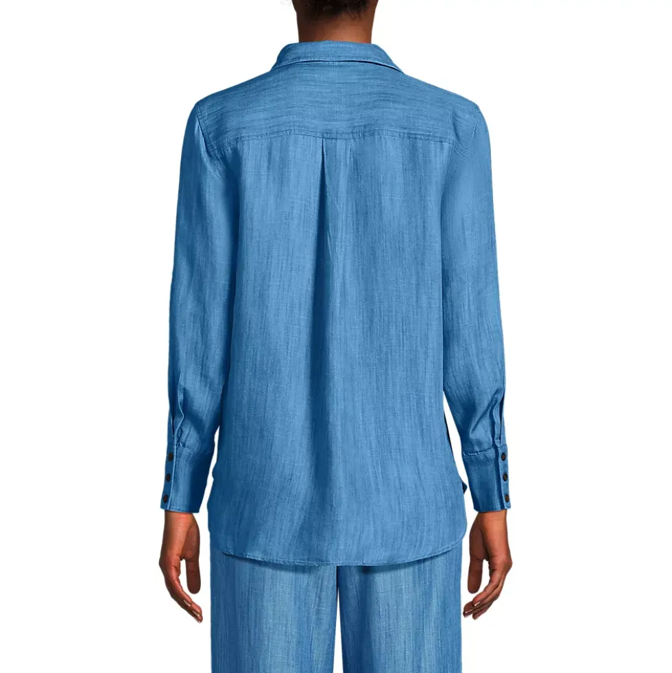 Women's Twill TENCEL™ Fiber Popover Shirt