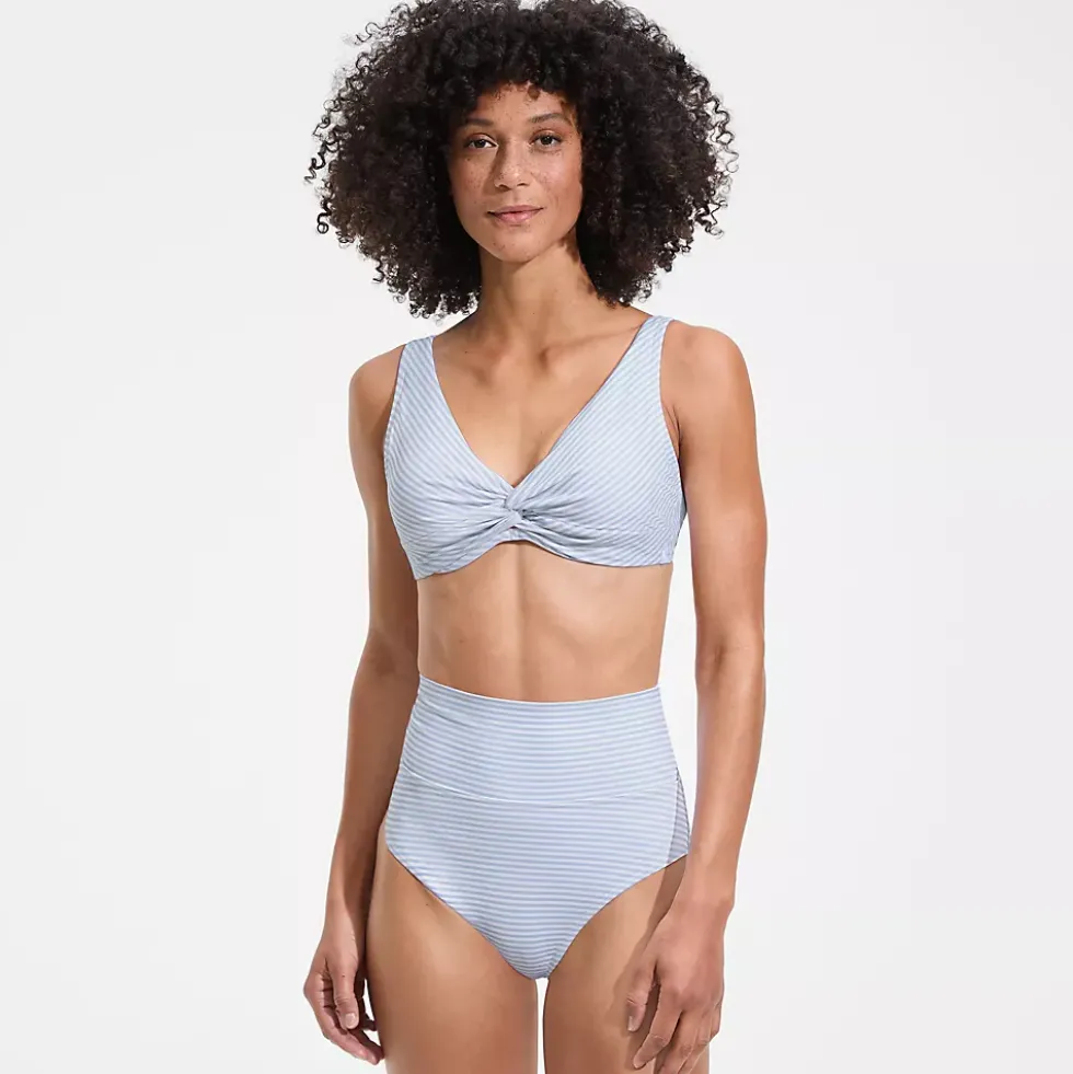 Women's Twist Front Underwire Bikini Swimsuit Top