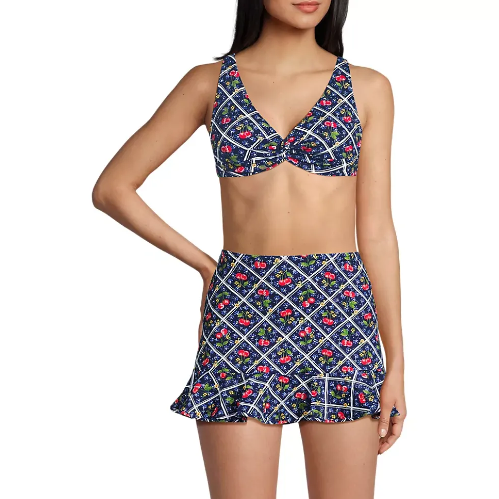 Women's Twist Front Underwire Bikini Swimsuit Top