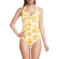 Women's Twist Halter Tankini Top