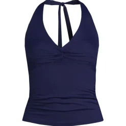 Women's Twist Halter Tankini Top