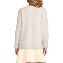 Women's Ultrasoft Crew Neck Hi Low Hem Tunic Sweater