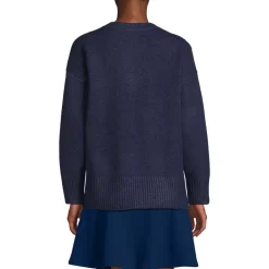 Women's Ultrasoft Crew Neck Hi Low Hem Tunic Sweater