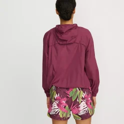 Women's UPF Packable Hooded Windbreaker Jacket