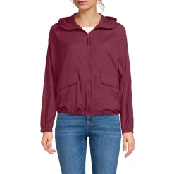 Women's UPF Packable Hooded Windbreaker Jacket