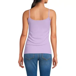 Women's Variegated Micro Rib Lace Trim Cami