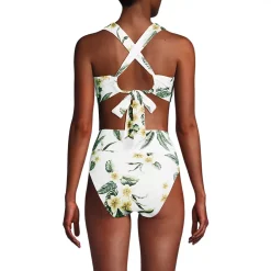 Women's V-Neck Bikini and High Waisted Bottom Swimsuit Set