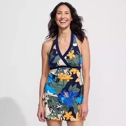 Women's V-Neck Halter Tankini Top