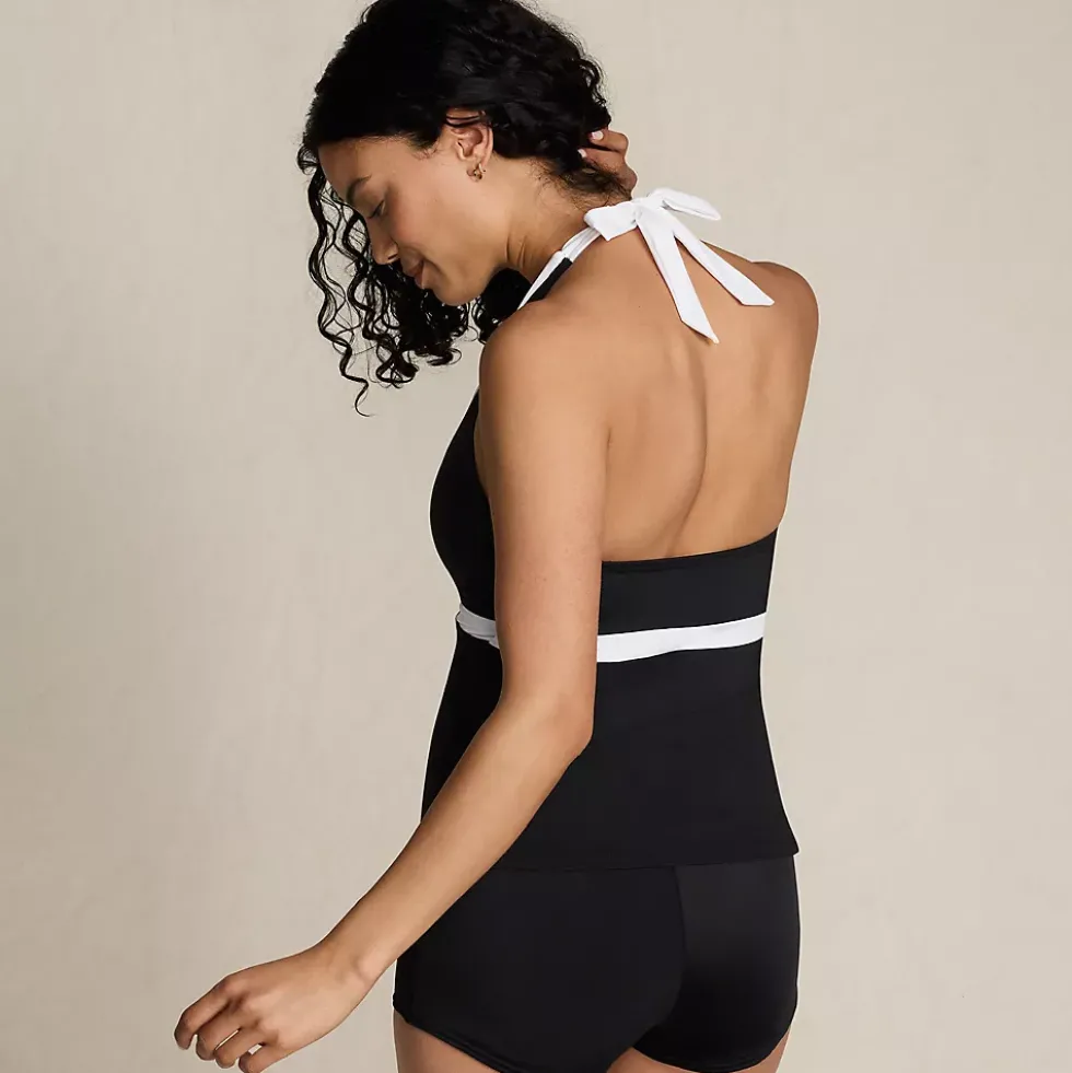 Women's V-Neck Halter Tankini Top