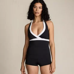 Women's V-Neck Halter Tankini Top