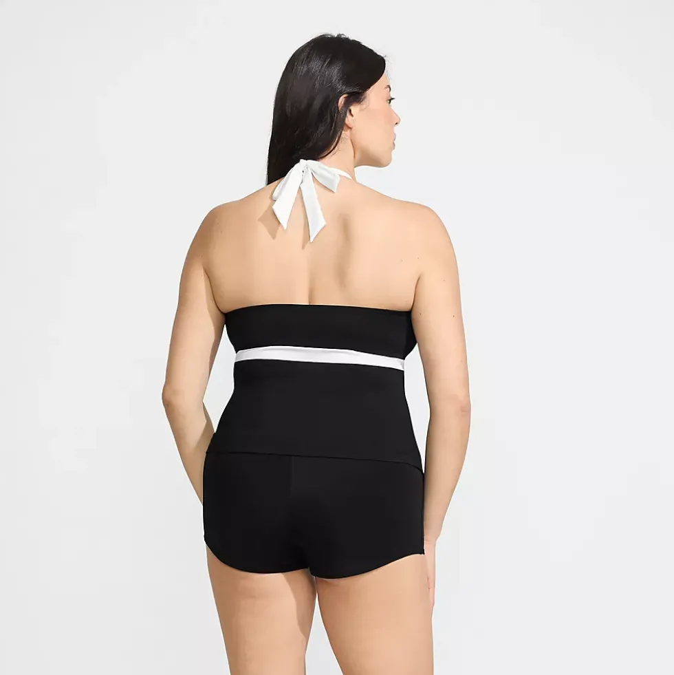 Women's V-Neck Halter Tankini Top